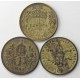 Lot: 3 x 1 korona Austria: 1899, 1908, Węgry: 1914, srebro