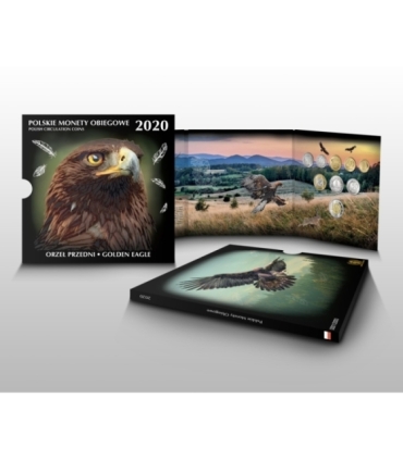 Zestaw polskich monet obiegowych 2020 - Orzeł