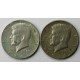 USA Lot: 2 x 1/2 dolara Kennedy 1967, 1968 srebro