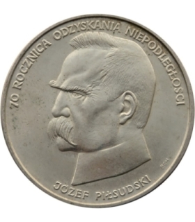 50.000 złotych 70 rocznica odzyskania niepodległości, 1988, Srebro Ag