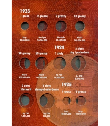 Album polskie monety obiegowe II RP, 1923-1933, tom 1