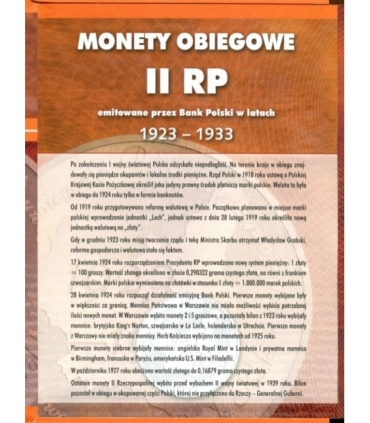 Album polskie monety obiegowe II RP, 1923-1933, tom 1