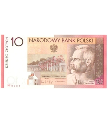 Oryginalny komplet (5 szt) wzorów banknotów kolekcjonerskich NBP
