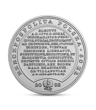 50 zł Skarby Stanisława Augusta – Jan III Sobieski