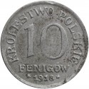 Polska, Królestwo polskie, 10 fenigow, 1918