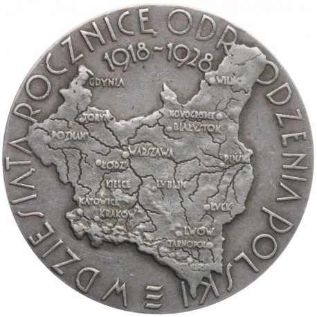 Medal na pamiątkę Powszechnej Wystawy Krajowej w Poznaniu, 1929, Srebro Ag925