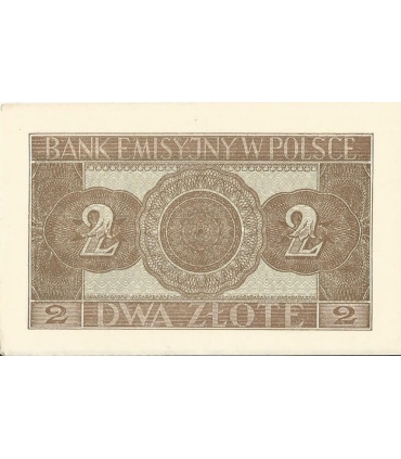 2 złote 1941, Seria AF 3980065, stan  2+