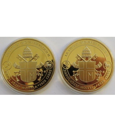 2 x medal Karol Wojtyła 2005, Jan Paweł II