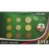 Monety obiegowe zestaw Euro 2012 Polska - Ukraina + medal