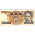 20000 zł, Maria Skłodowska-Curie, 1989, seria AN, stan 3/3-