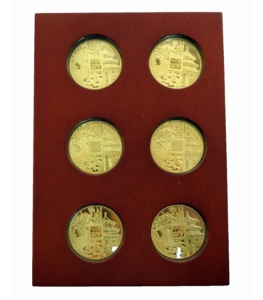 Zestaw 12 NUMIZMATÓW AMAZING CHINA - Symbole chin