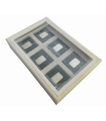 Zestaw 6 srebrnych medali Polskie Madonny w etui - certyfikaty