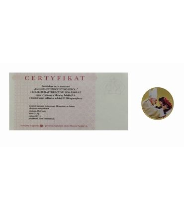 MEDAL KOLEKCJA Beatyfikacyjna Jana Pawła II - 2011