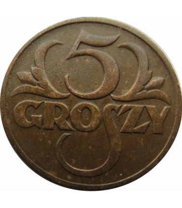 5 groszy 1928, stan 2