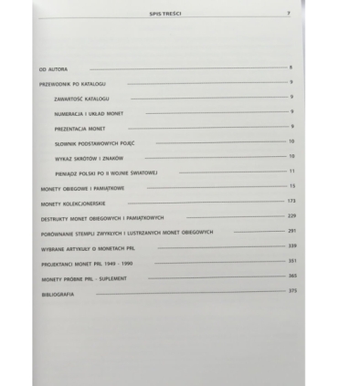 Katalog "Polskie monety obiegowe, pamiątkowe i kolekcjonerskie 1949-1990", Janusz Parchimowicz