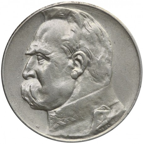 5 złotych Józef Piłsudski 1936, stan 3+. ładny