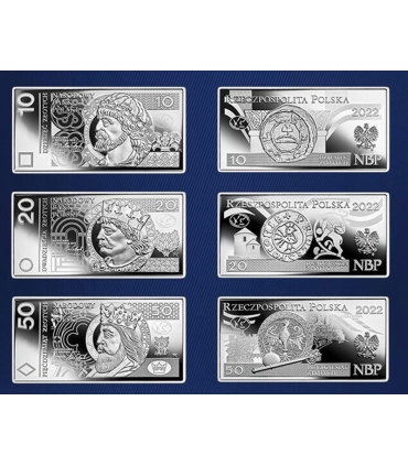 Zestaw monet - Polskie banknoty obiegowe 2022