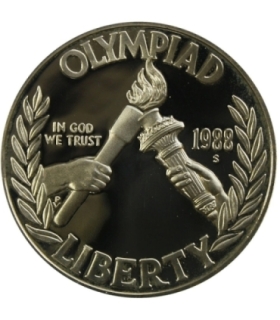 USA 1 dolar, 1988, Igrzyska XXIV Olimpiady, Seul