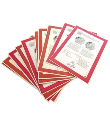 10 dekad Niepodległości – zestaw 10 numizmatów, Srebro Ag 999