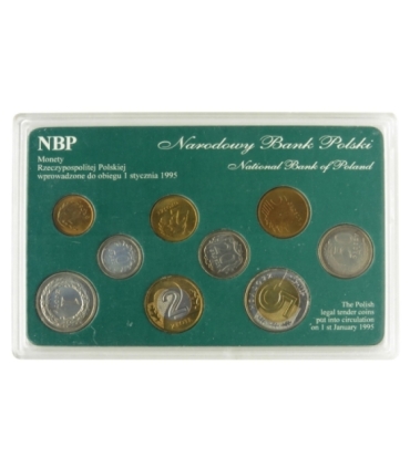 III RP, Zestaw monet obiegowych podenominacyjnych