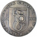 Medal XXV lat obrony cywilnej Warszawa 1951-1976