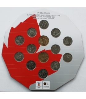 CANADA 1 $/QUART. SET OLIMPIADA VANCOUVER 2010