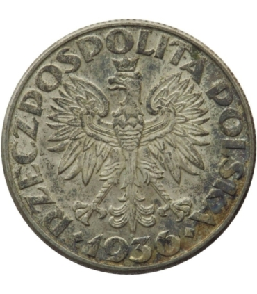 2 złote Żaglowiec, 1936