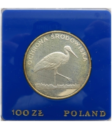 100 zł Bocian Ochrona środowiska 1982