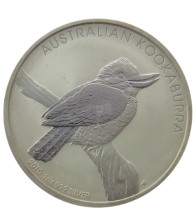 Australia, 1 dolar 2010, Kookaburra, srebro 1 oz