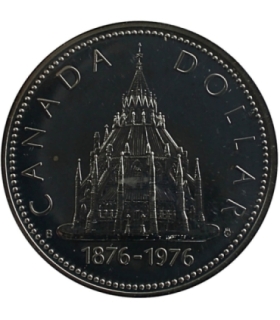 1 Dolar - Biblioteka Parlamentu 1976r - Kanada