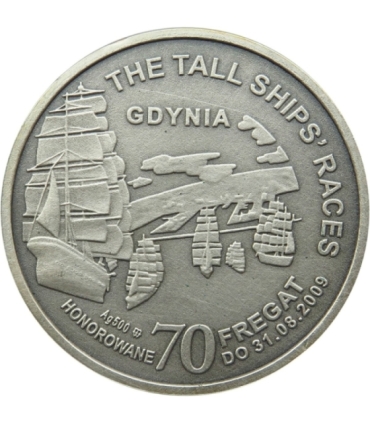 70 FREGAT - GDYNIA - 2009 - DAR POMORZA 500 sztuk (2021_05_007)