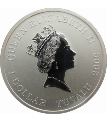 Tuvalu 1 dolar, 2009 300. rocz bitwy pod Połtawą