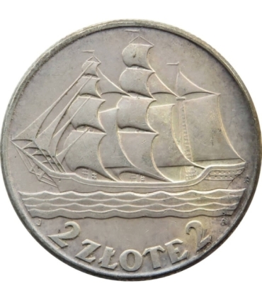 2 złote Żaglowiec, stan 2