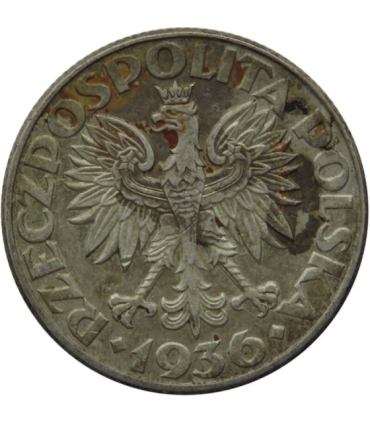 2 złote Żaglowiec 1936, stan 2