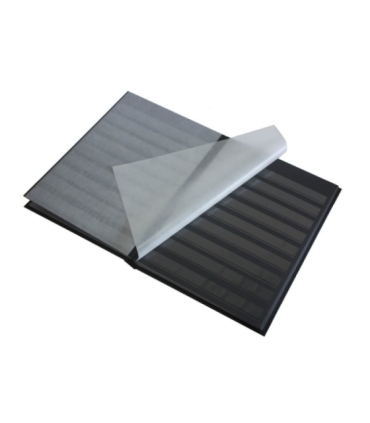 Klaser na znaczki 60 czarnych stron Leuchtturm, zielony