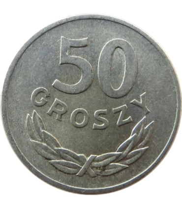 50 groszy 1957, stan 2+, pięknie zachowany