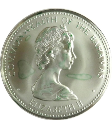 Bahamy 10 dolarów 1973 niepodległość, Królowa Elżbieta