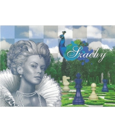 Banknot PWPW 64 Szachy + folder emisyjny