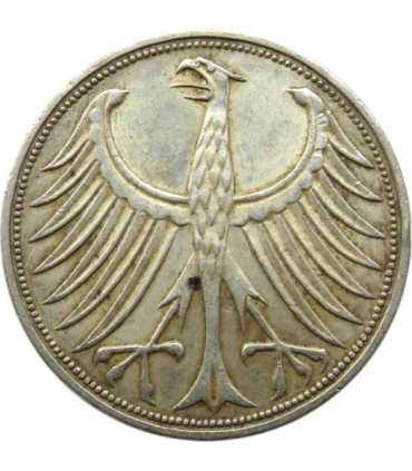 Niemcy 5 Marek 1972 F, stan 2