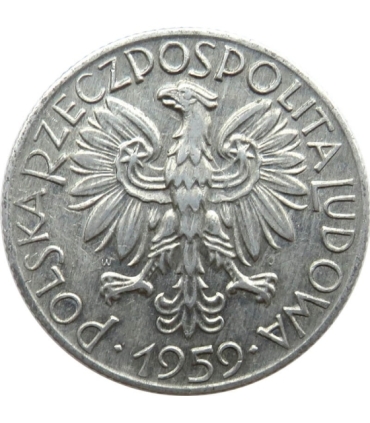 5 zł, Rybak, 1959, stan 2+