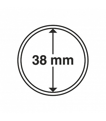 Kapsle do monet o średnicy 38 mm Leuchtturm
