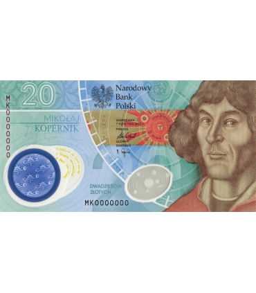 20zł Mikołaj Kopernik - banknot