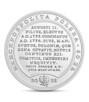 50 zł Skarby Stanisława Augusta – August III Sas