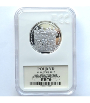 10 zł 100-lecie powstania Komitetu Narodowego Polskiego PR70