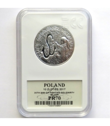 10 zł, 35-lecie Solidarności Walczącej PR70