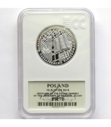 10 zł, 200. rocznica utworzenia Uniwersytetu Warszawskiego PR70