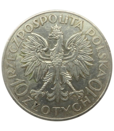 10 zł Jan III Sobieski 1933, stan 3