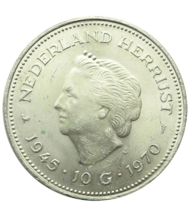 Holandia 10 guldenów, 1970, 25. rocznica wyzwolenia