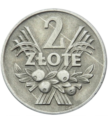 2 zł, Jagody, 1960, 2+, PRL