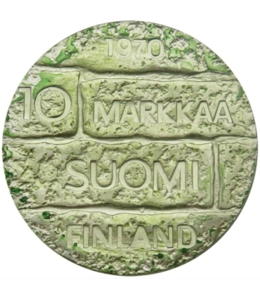 Finlandia 10 marek, 1970 100 rocznica urodzin - Prezydent Juho Paasikivi